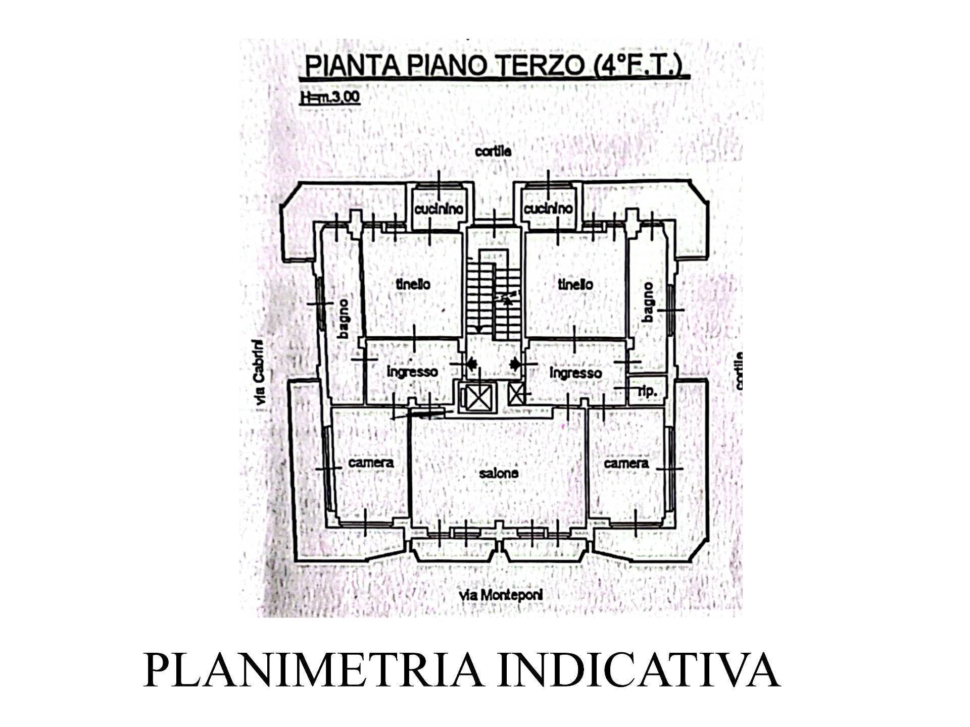 Foto 37 - Appartamento Via Monteponi, Torino - planimetria 1