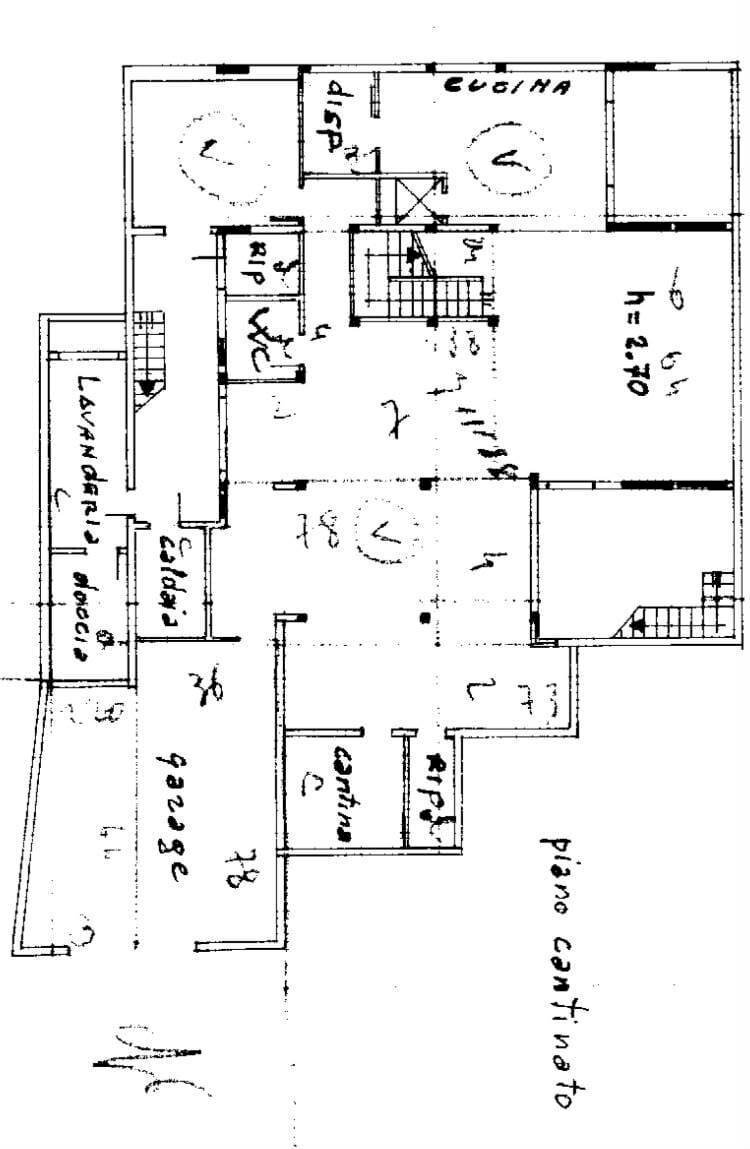 Foto 29 - Villa Via Antonello Da Messina, Catania - planimetria 1