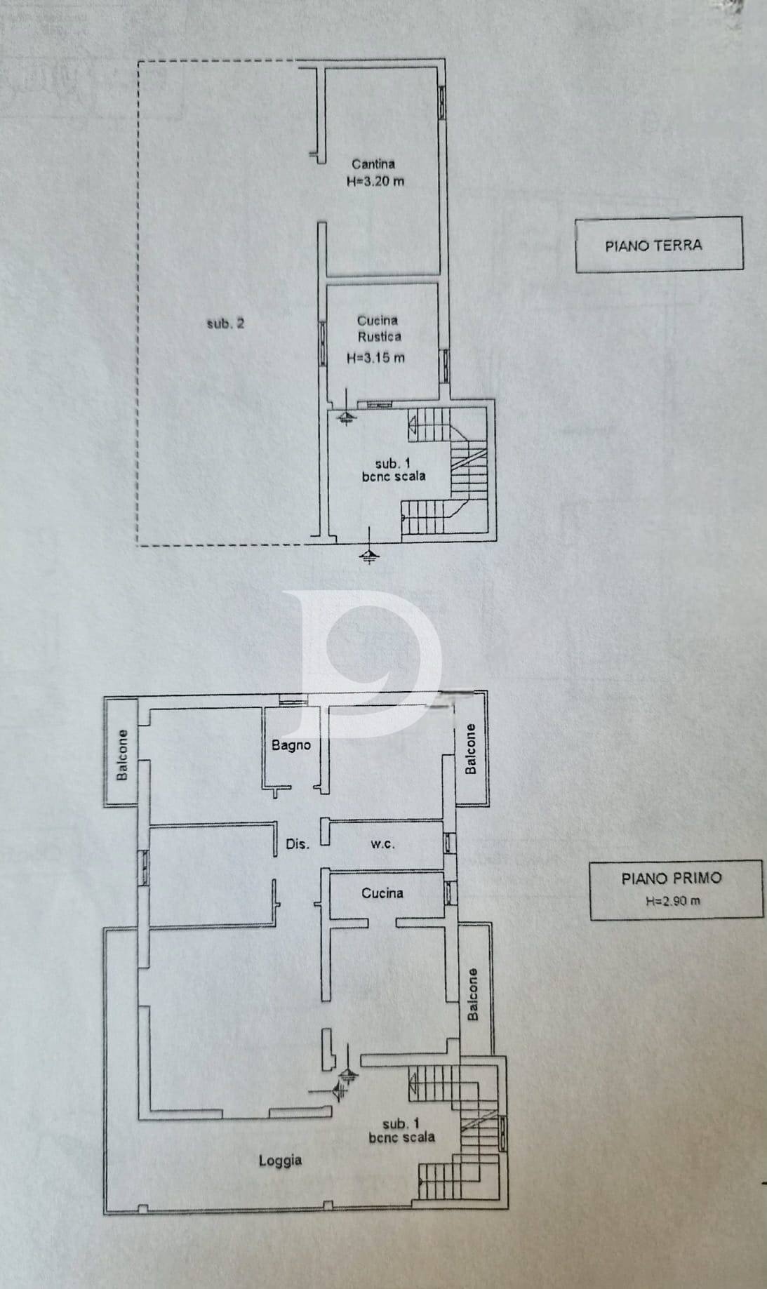 Foto 36 - Independent house Viale dei Pini
 
126, Collecorvino - floor plans 1