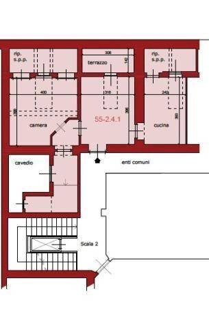 Bilocale corso Buenos Aires, Milano - planimetria 1