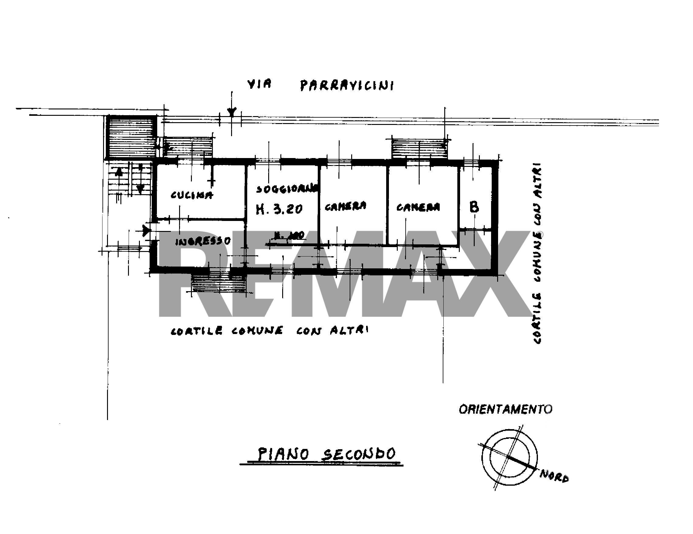 Pianta 2D - Trilocale Via Parravicini
 
25, Monza - planimetria 1