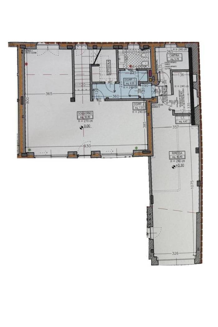 Terraced Villa strada di Roracco, 35, Villanova Mondovì - floor plans 1