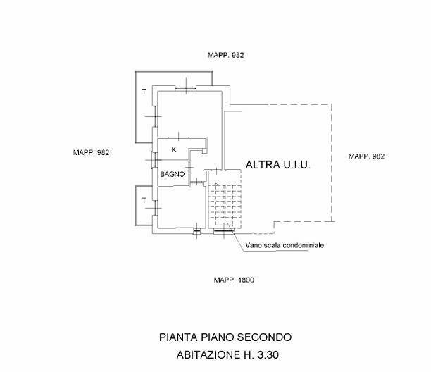 Foto 19 - Two-room apartment Via Privata Risso
 
23, Imperia - floor plans 1