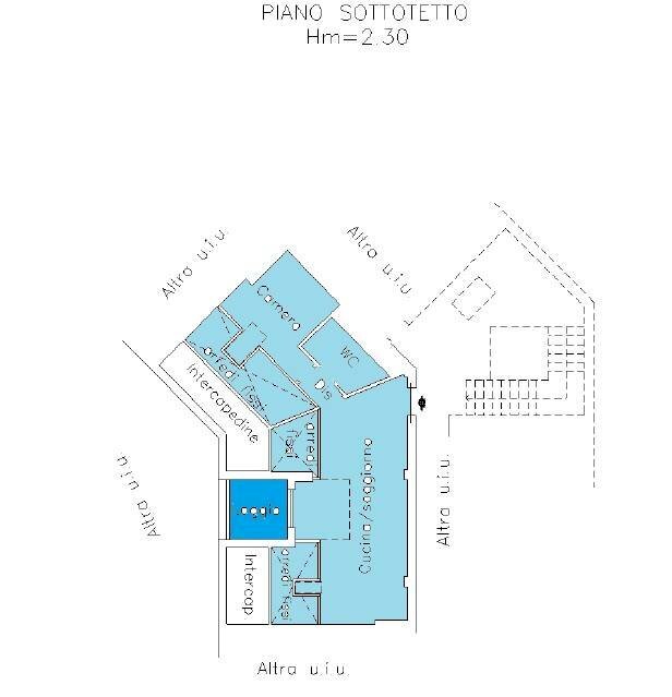 Foto 19 - Two-room apartment Via Molineri
 
51, Andora - floor plans 1