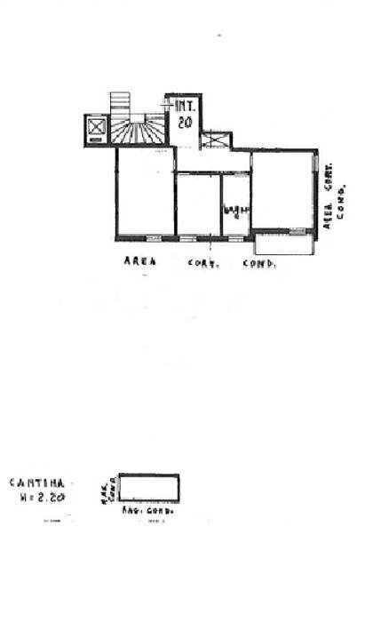 Three-room apartment via Paolo Racagni, Parma (neighborhood Cittadella) - floor plans 1