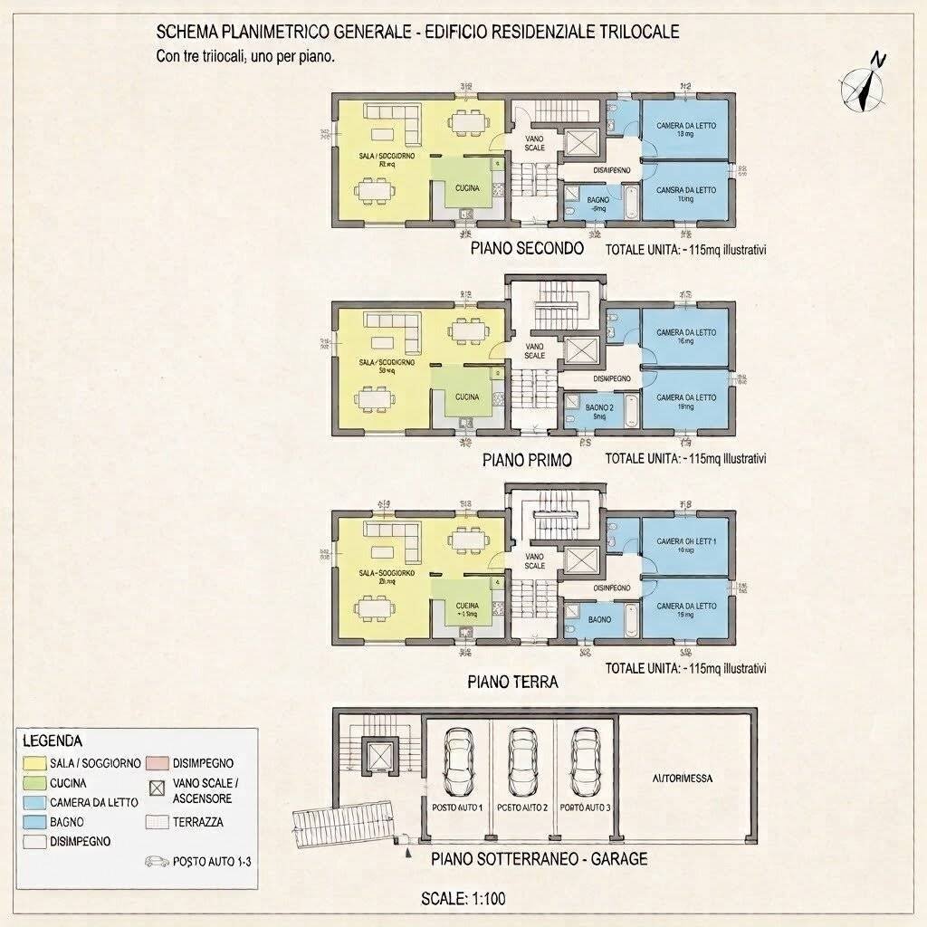 Casa indipendente via Piave, 3, Lozza - planimetria 1