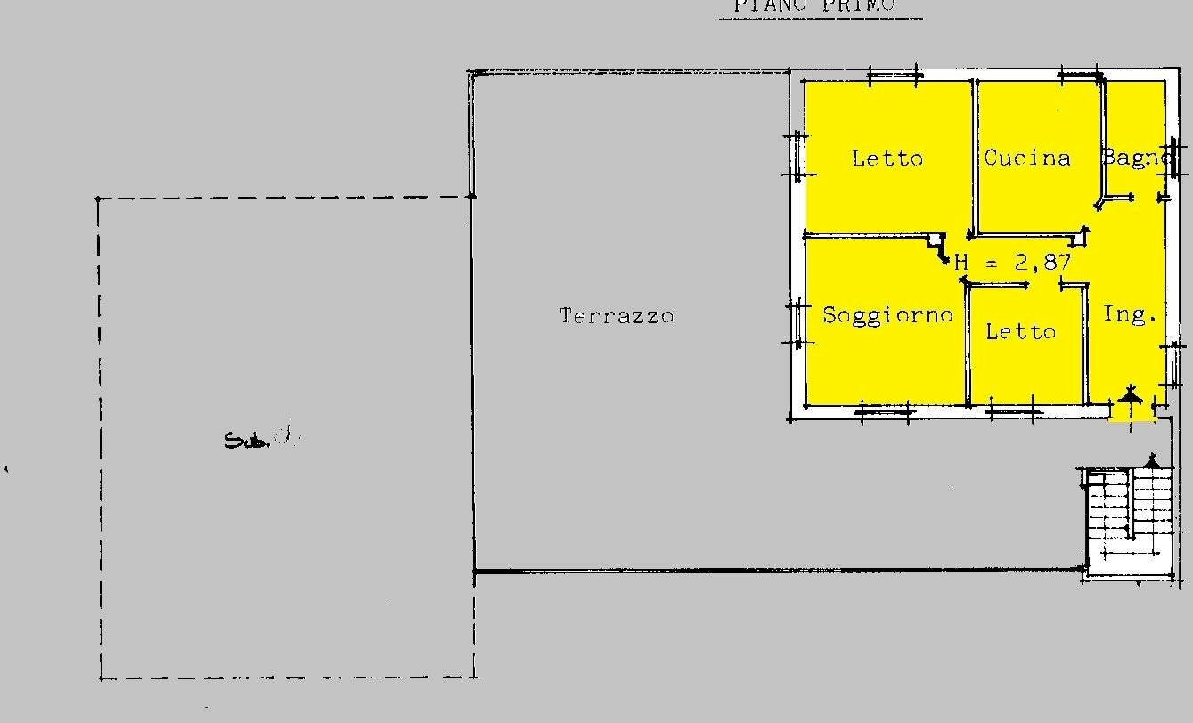 Shed via Pedine, Tollo - floor plans 1