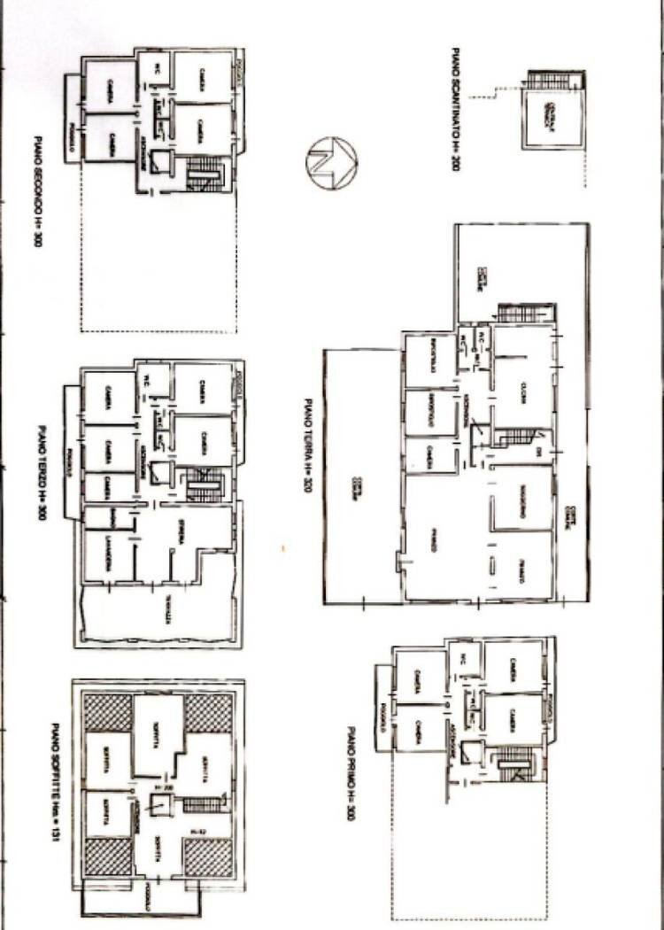 Stable - Palace viale Trieste, Chioggia - floor plans 1