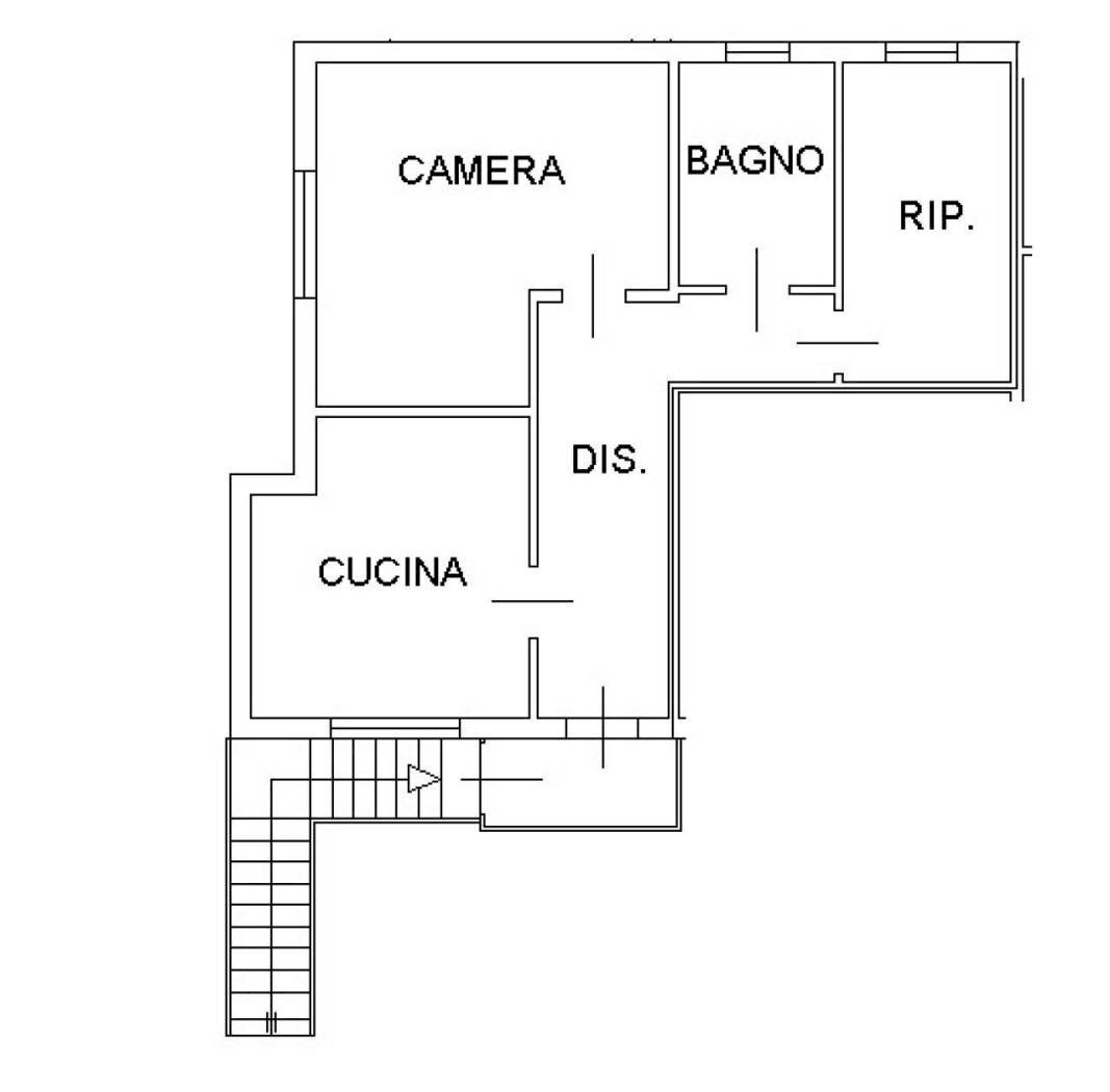 Rustic via Bosco, 29, Codevigo - floor plans 1