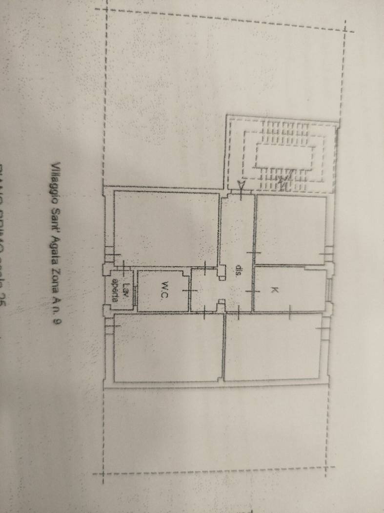 Quadrilocale Villaggio Sant'Agata Zona A, 9, Catania - planimetria 1