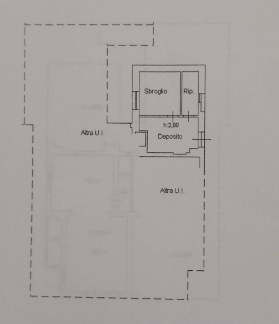 Trilocale via Giuseppe Giusti 1, Senigallia - planimetria 1