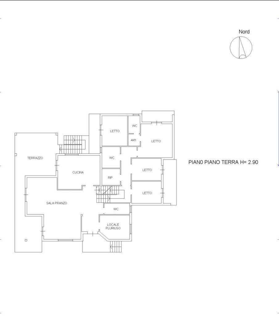 Villa via delle Maggiolate, 12, Atri - floor plans 1