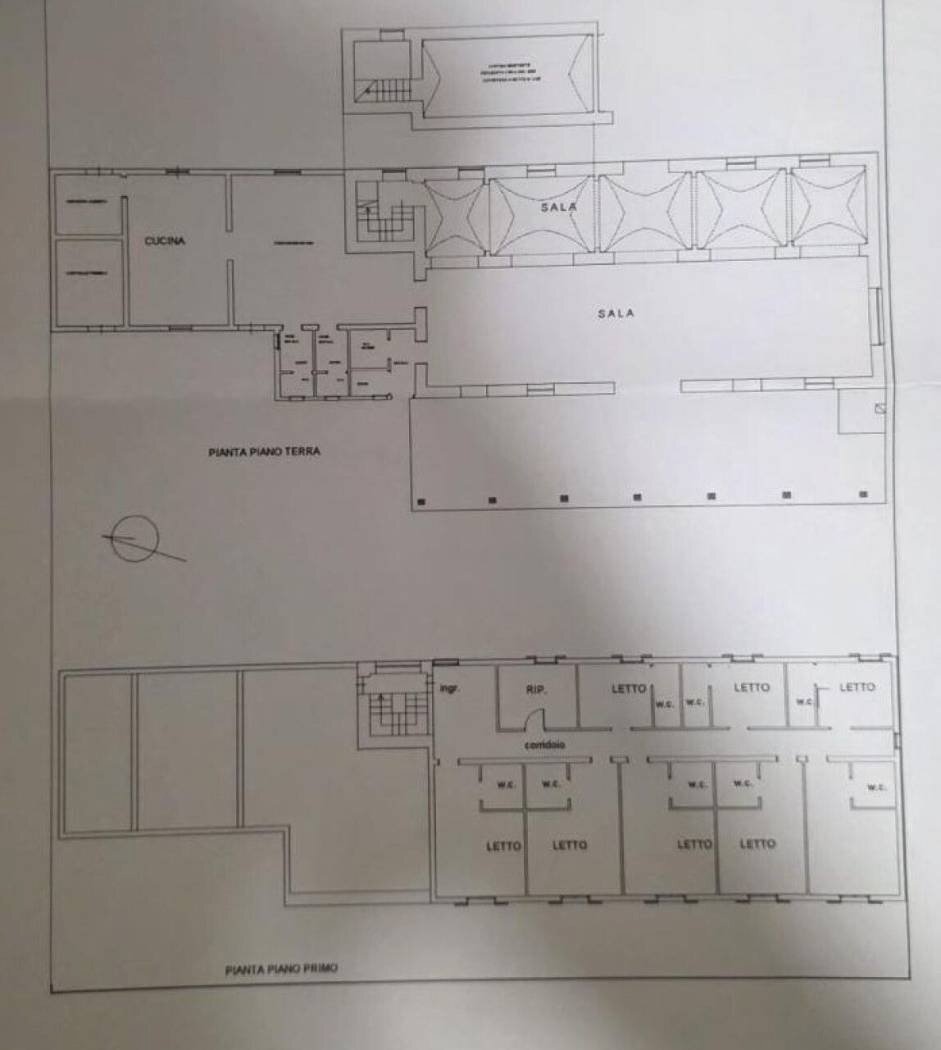 Hotel contrada San Filio - Saetta, Monteroni di Lecce - floor plans 1