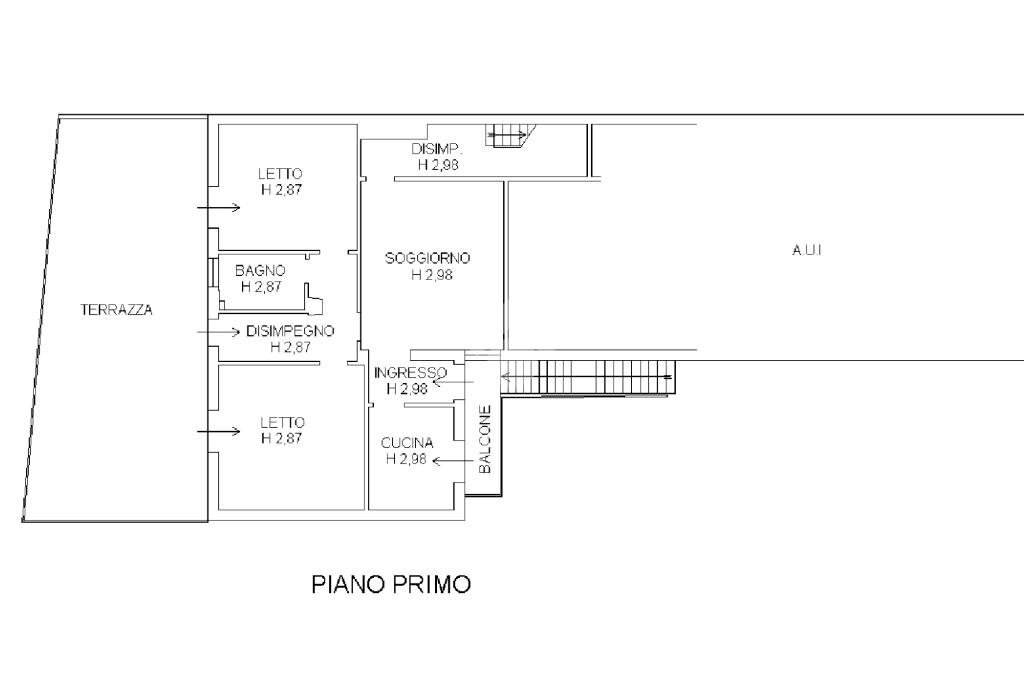 Four-room apartment Via Ospedale, Cervia - floor plans 1
