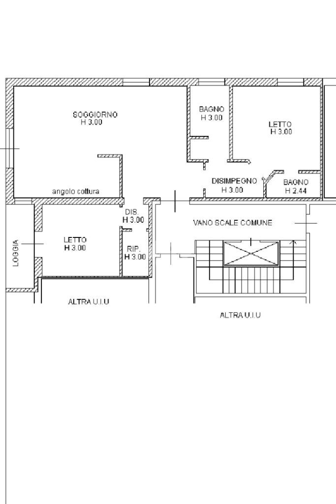 Trilocale Via Circondaria Sud, Castelfranco Emilia - planimetria 1