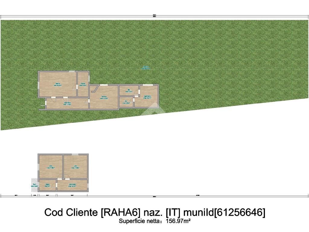 Independent house Via Molinaccio, Russi - floor plans 1