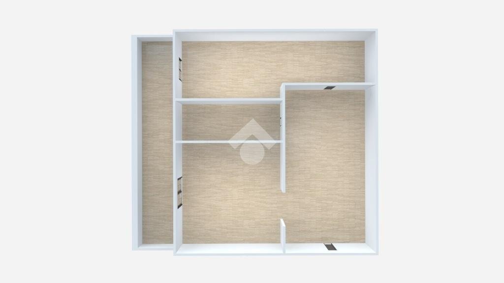 Two-room apartment Via Angelo Inganni, Milano (neighborhood Lorenteggio) - floor plans 1