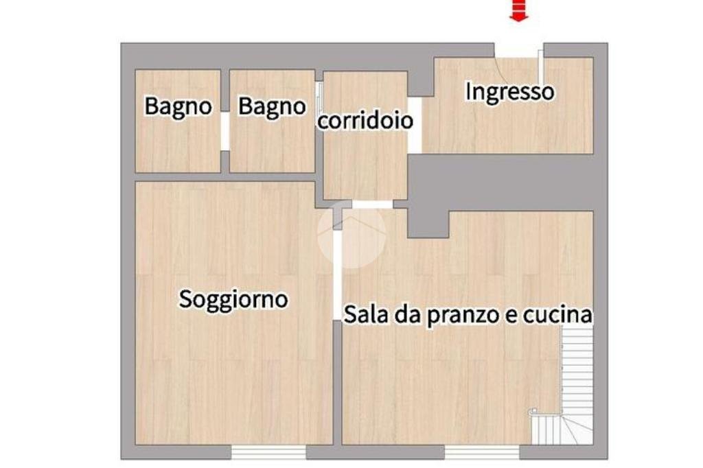 Trilocale Alzaia Naviglio Pavese, Milano (zona Chiesa Rossa) - planimetria 1