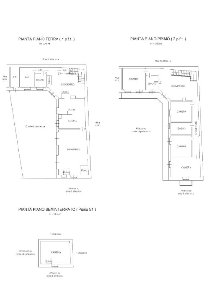 Casa indipendente Via Maestra, Pino d'Asti - planimetria 1