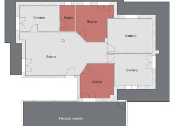 Four-room apartment Via Selegas, Roma - photo 38