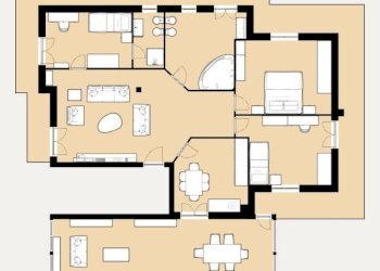 Four-room apartment Via Selegas, Roma - photo 39