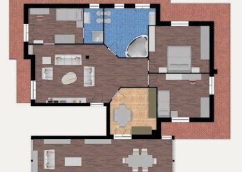 Four-room apartment Via Selegas, Roma - photo 40