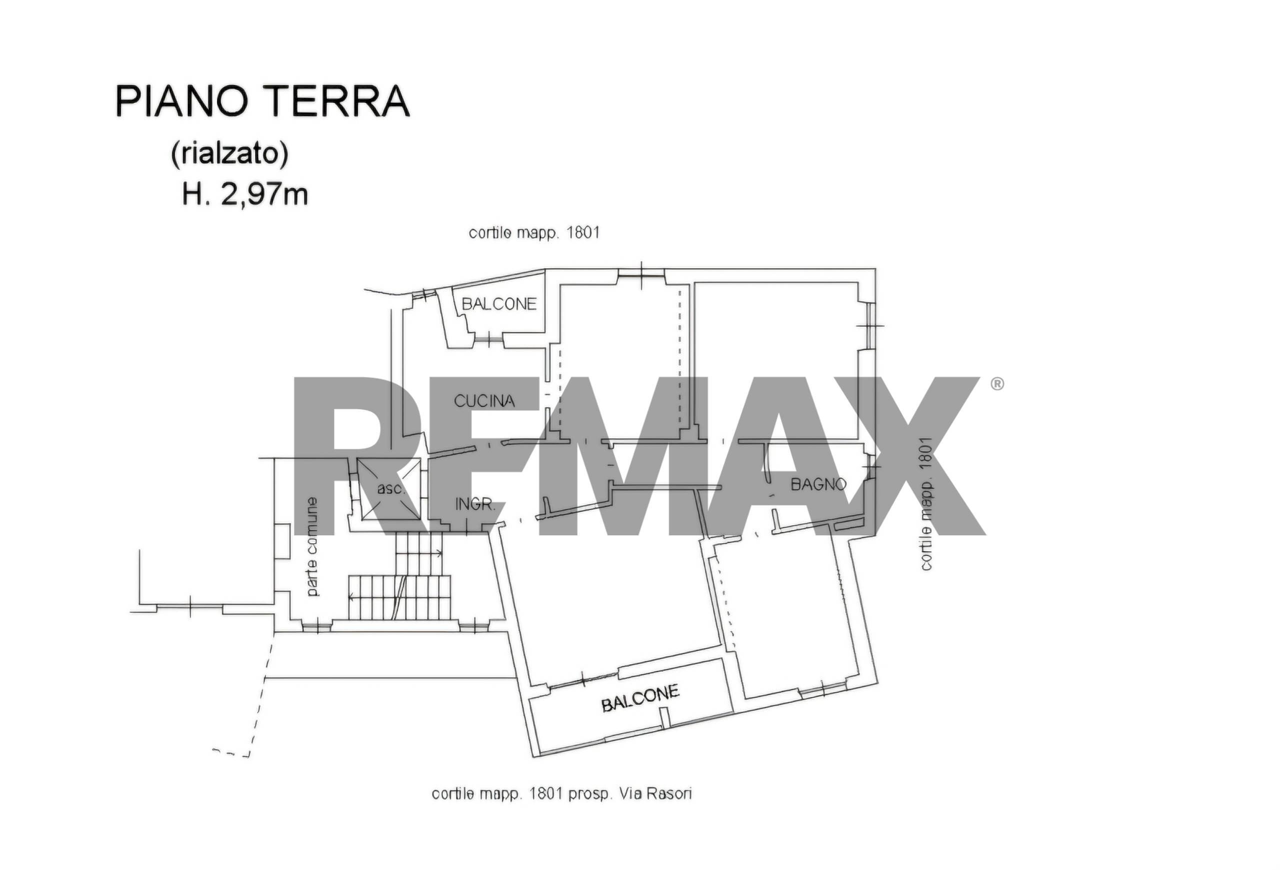 Pianta 2D - Non-buildable land via Rasori
 
9, Pavia - floor plans 1