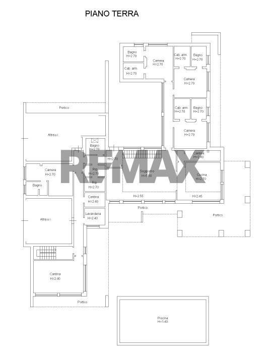 Pianta 2D - Villa Via Enrico Mattei
 
3, Salsomaggiore Terme - planimetria 1