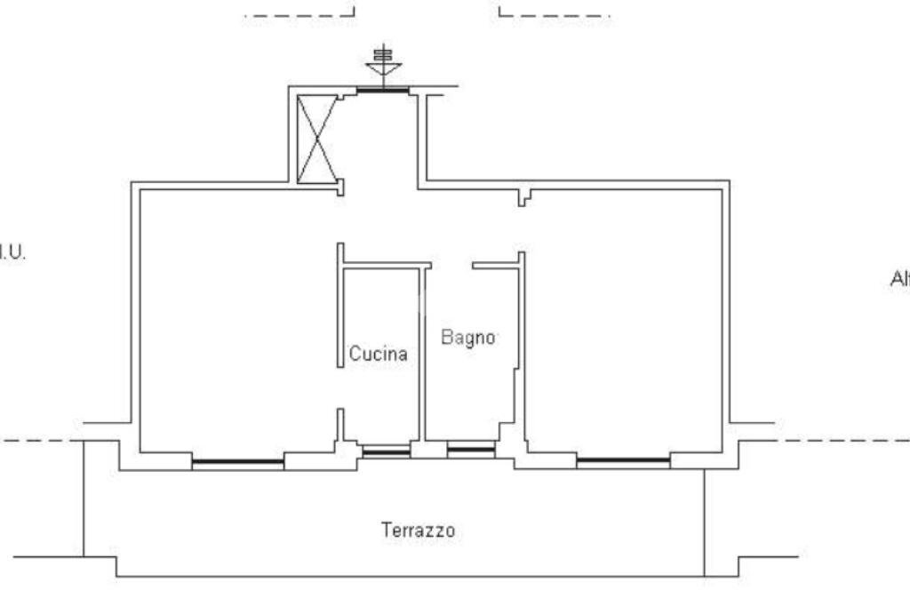 Bilocale Via provinciale, Costarainera - planimetria 1