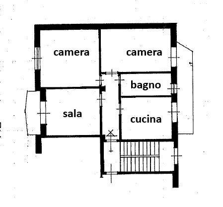 Appartamento Alba - planimetria 1