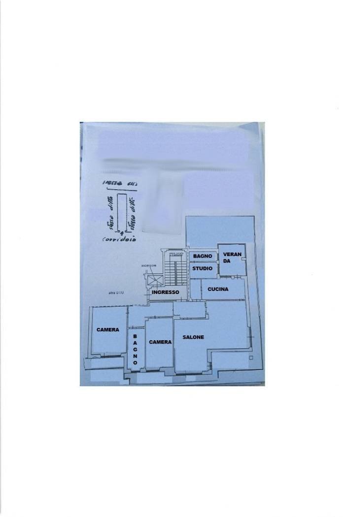 Attic via Antonio Arcioni, Roma - floor plans 1