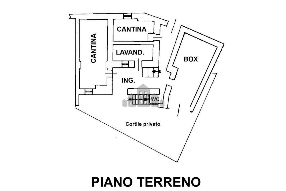 Independent house via San Carlo, 17, Val di Chy - floor plans 1