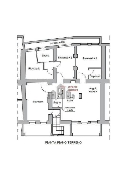 Appartamento Frazione preparetto, 129, Castellamonte - planimetria 1