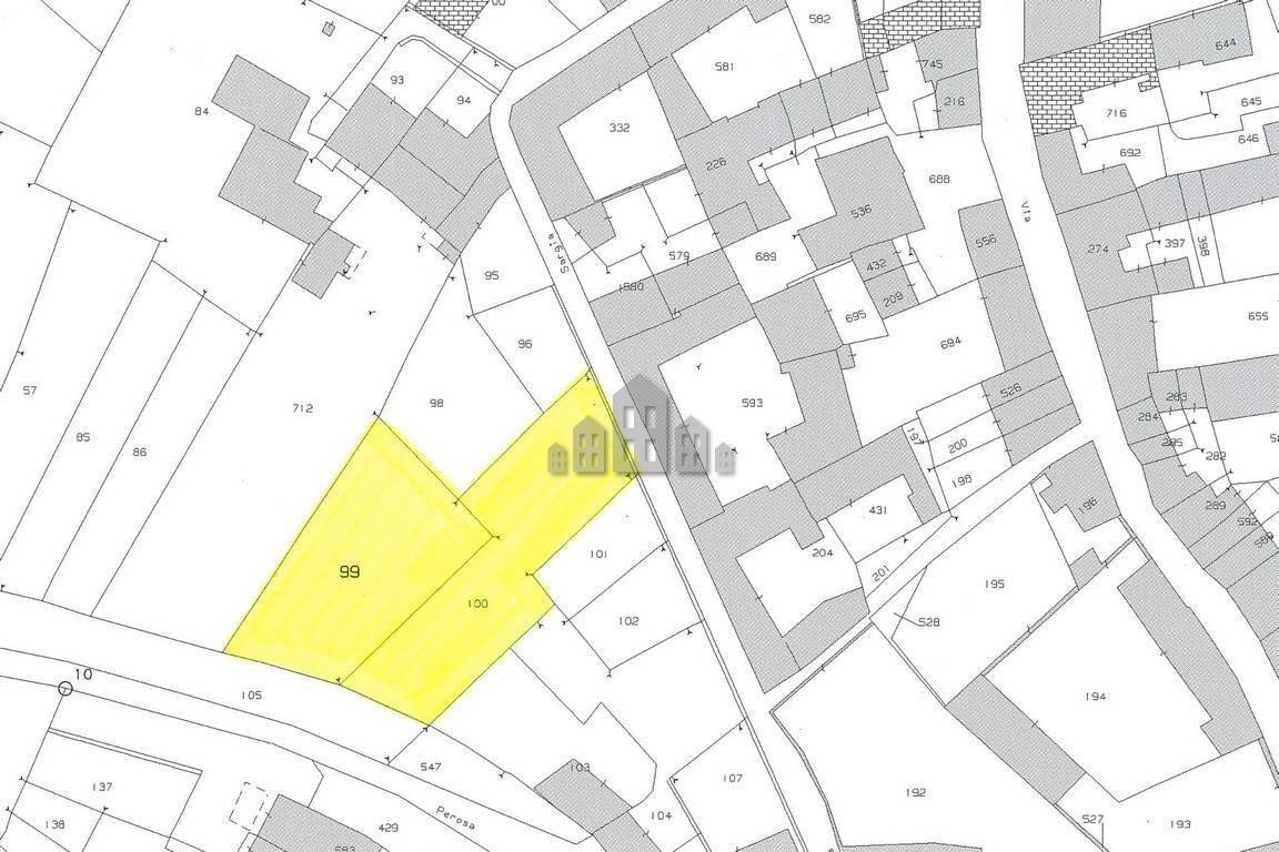 Terreno edificabile via San Martino, SNC, Perosa Canavese - planimetria 1