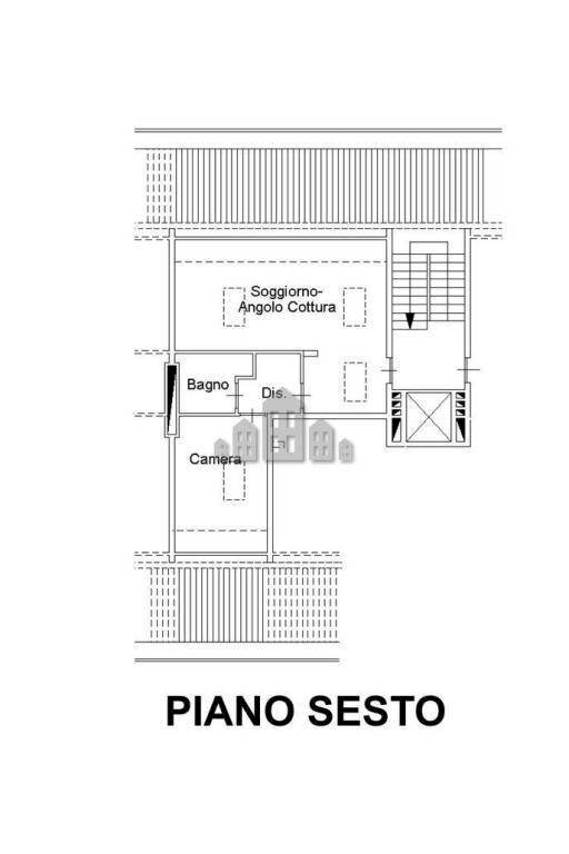 Attic via buffa, 10/B, Castellamonte - floor plans 1