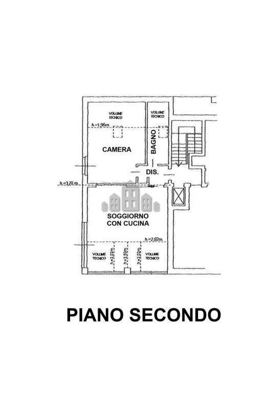 Bilocale via Baldissero, SNC, Vidracco - planimetria 1