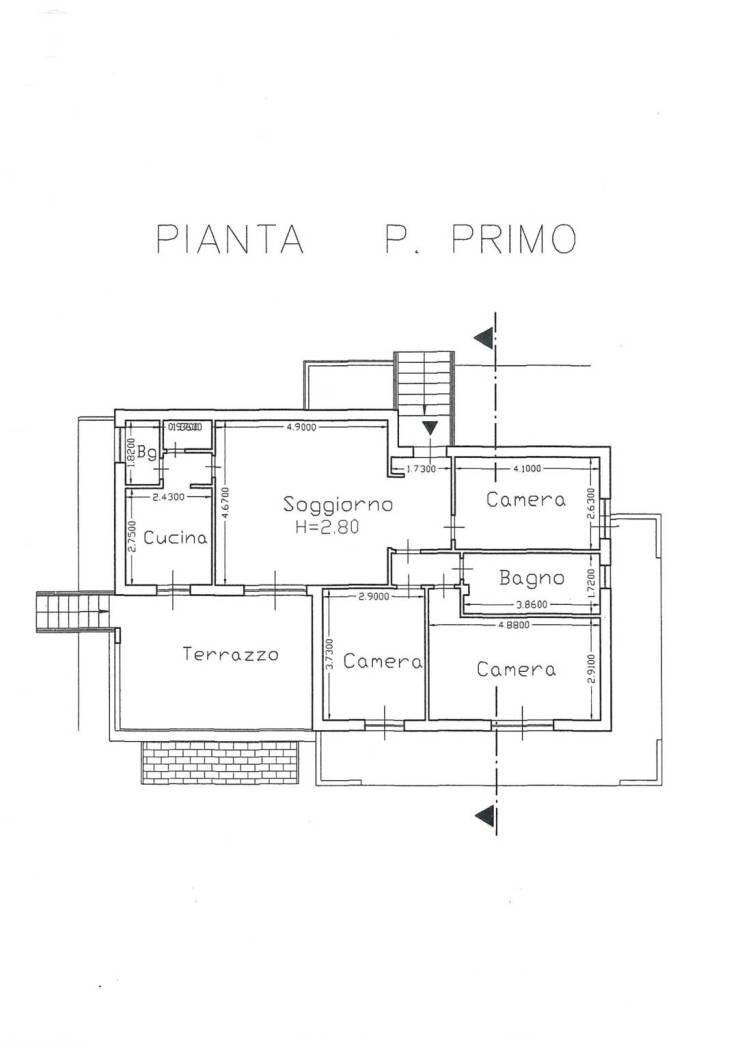 Villa Zoagli - floor plans 1