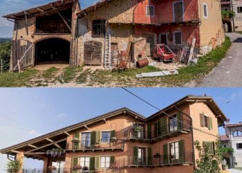 prima e dopo - Casale via Ascheri, 5, Mombasiglio - foto 2