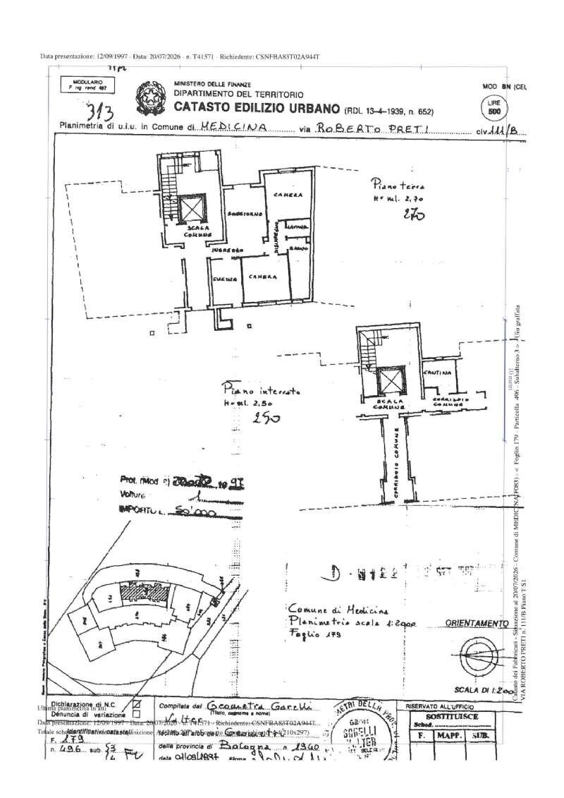 skm_c250i26072308370 - Appartamento via Preti, Medicina - planimetria 1