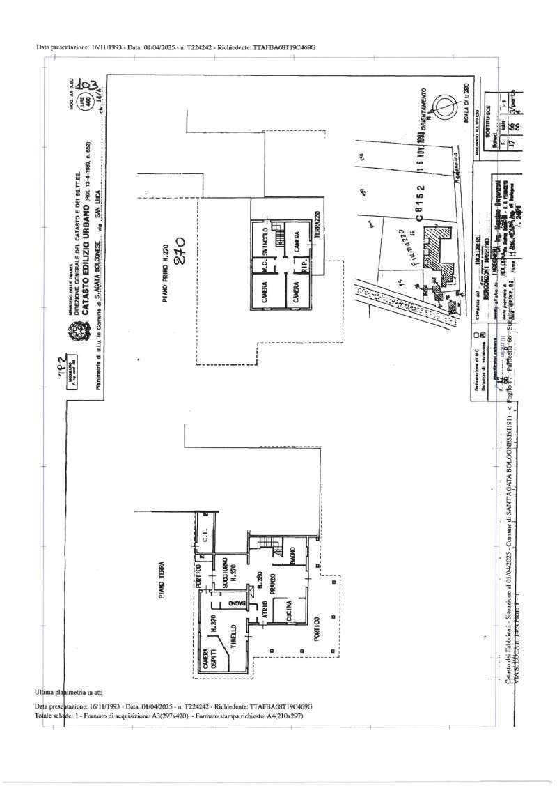 skm_c250i26052509041 - Villa via San Luca, Sant'Agata Bolognese - planimetria 1