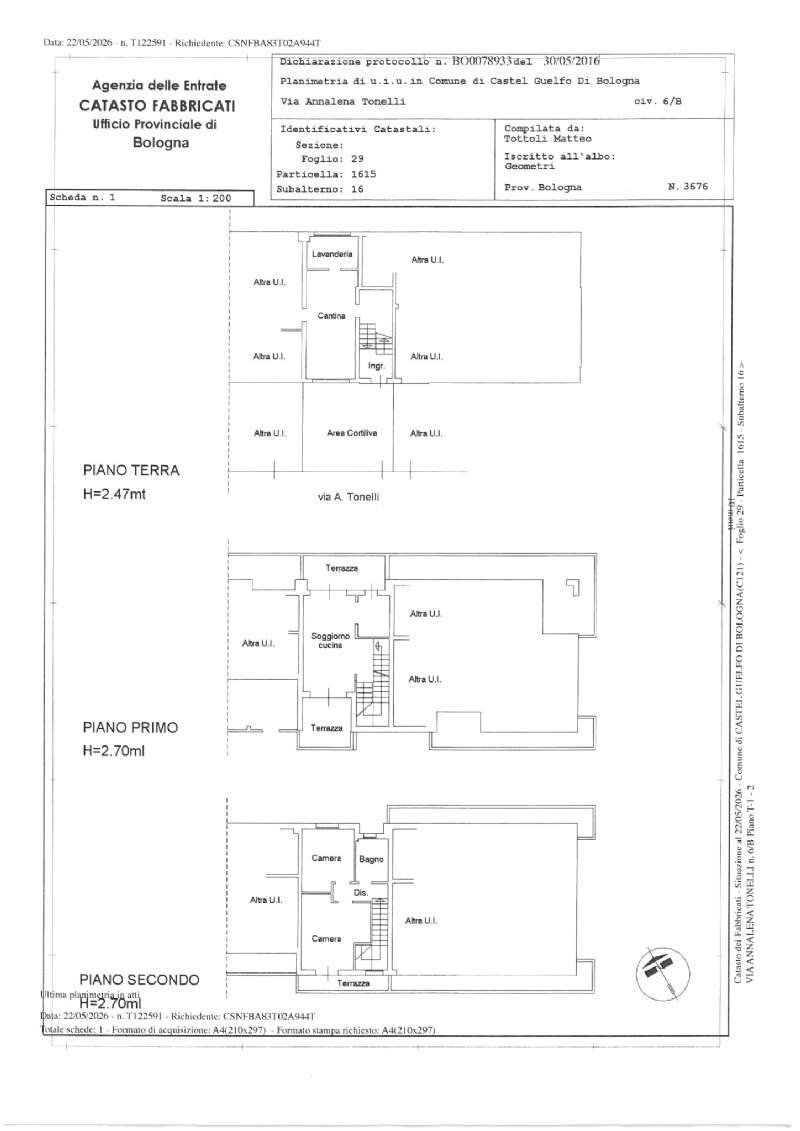 skm_c250i26052509030 - Terraced Villa via Annalena Tonelli, Castel Guelfo di Bologna - floor plans 1