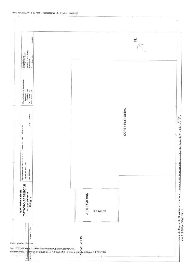 skm_c250i26071616252 - Semi-detached Villa via Sillaro, Medicina - floor plans 1