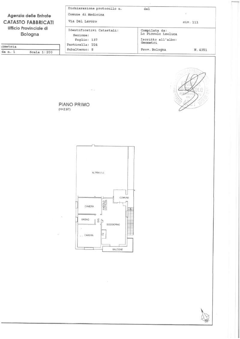 skm_c250i26050815181 - Semi-detached Villa via Del lavoro, Medicina - floor plans 1