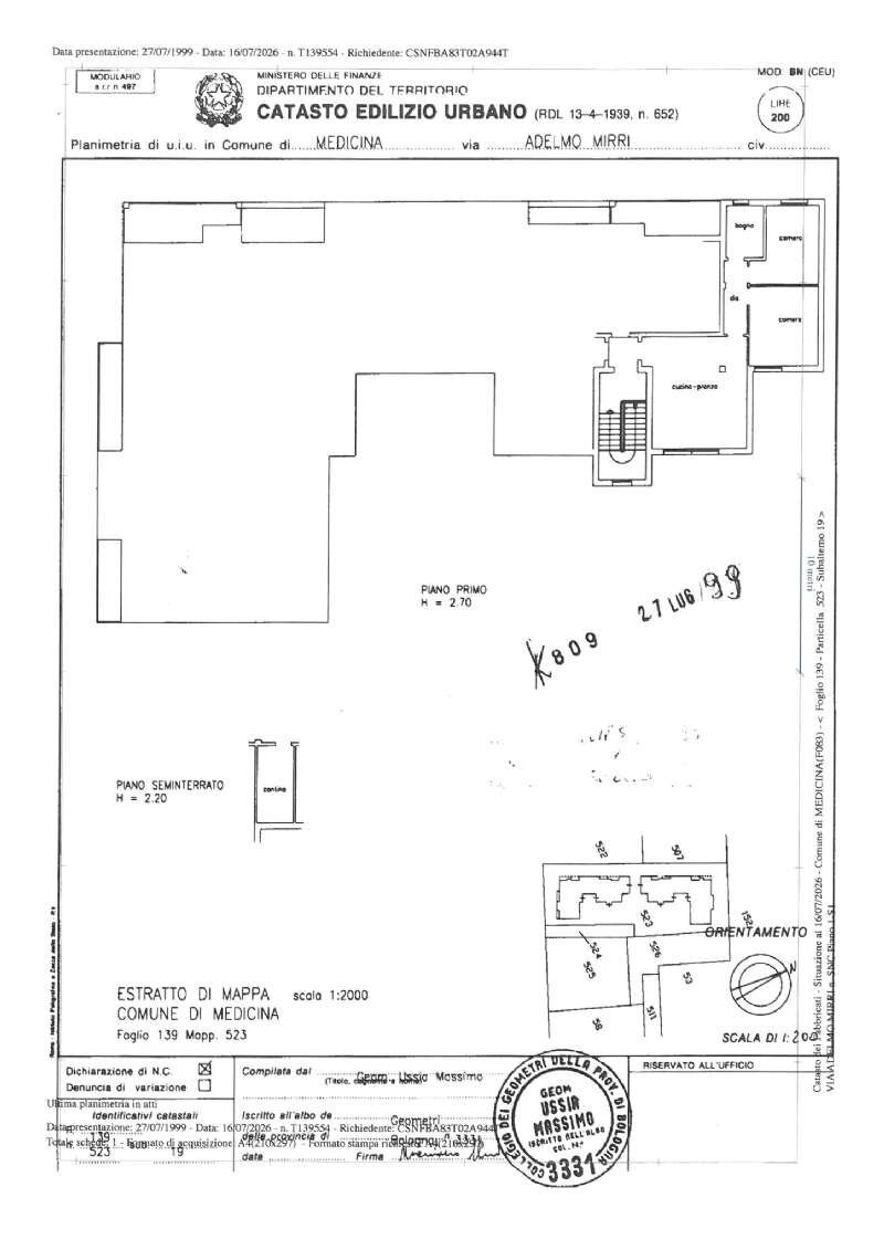 skm_c250i26071616210 - Three-room apartment via Mirri, Medicina - floor plans 1