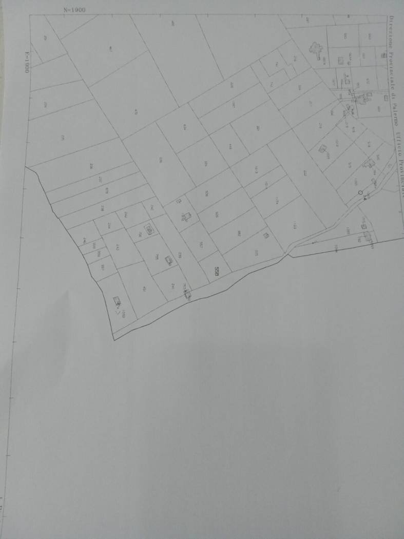 Terreno agricolo contrada Scarpa, Baucina - planimetria 1