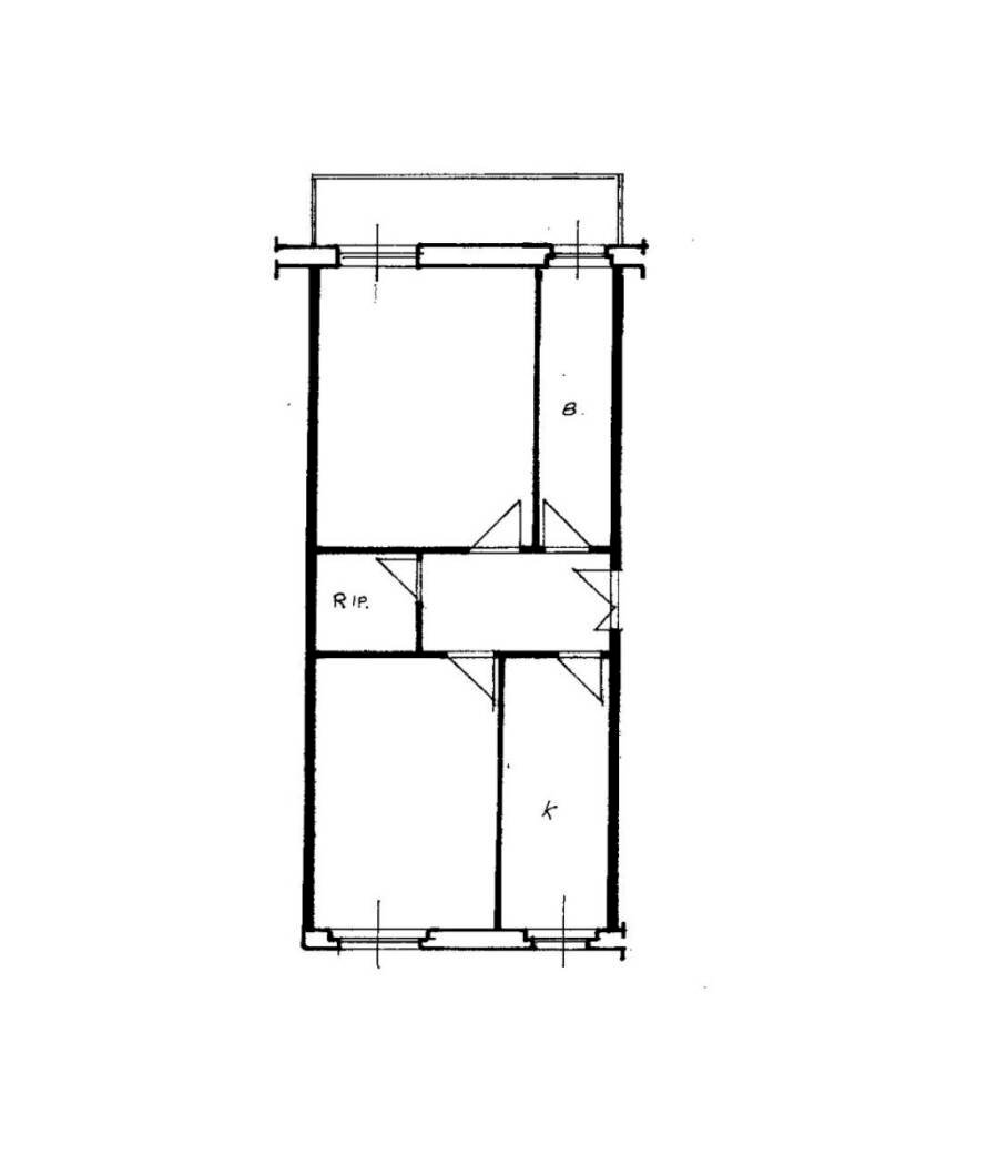 Two-room apartment via Michele Migliarini, 61, Roma - floor plans 1