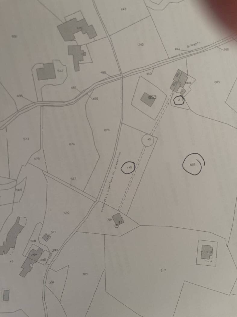 Terreno agricolo contrada Salella, San Cipriano Picentino - planimetria 1
