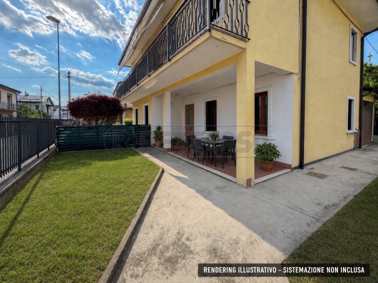 Rendering illustrativo area esterna - Apartment Via San Nicola 16, Creazzo - photo 1