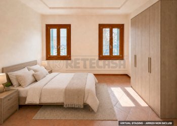 Virtual staging camera da letto - Appartamento Via San Nicola 16, Creazzo - foto 12