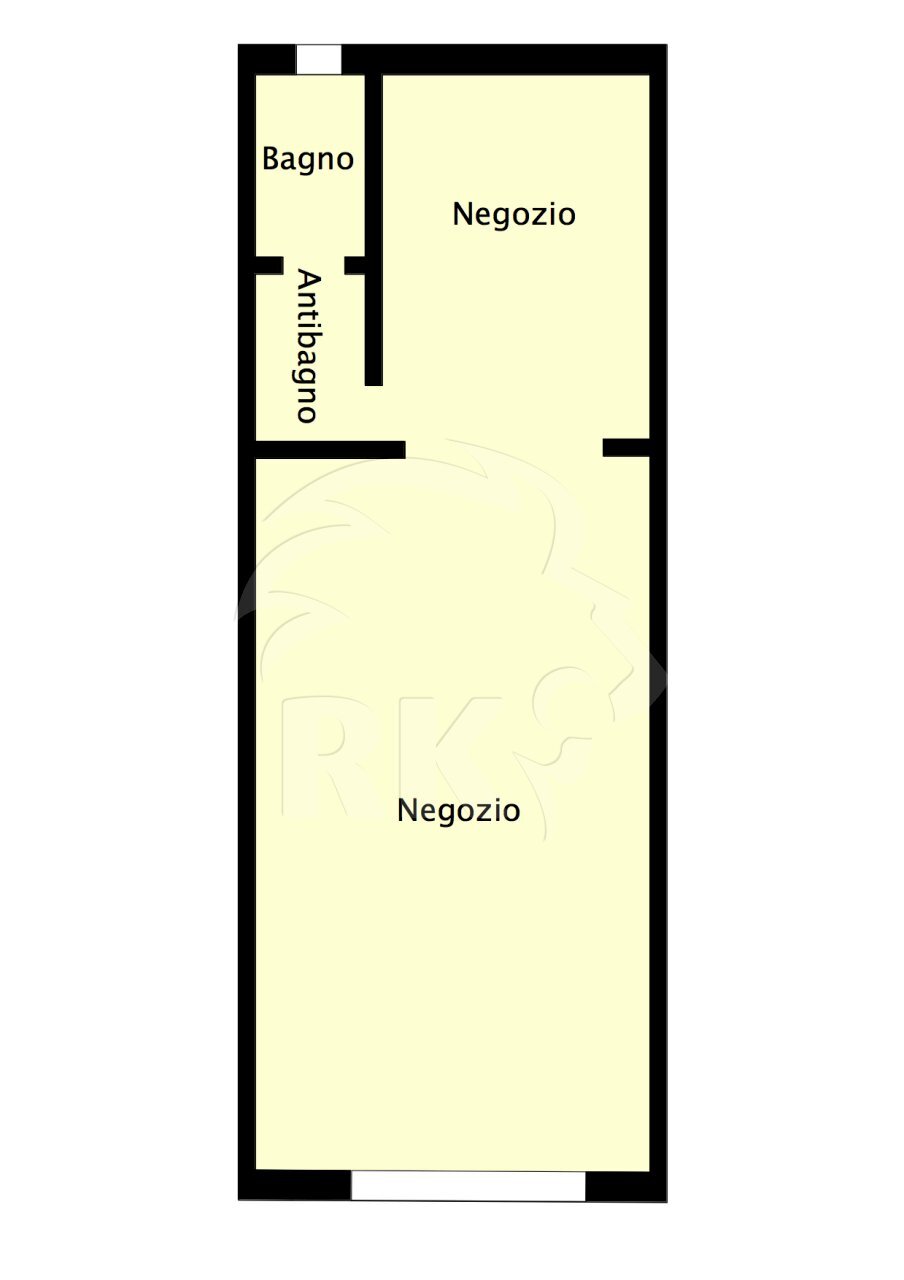 planimetria via d\'azeglio 51.jpg - Locale Commerciale via d'azeglio  51, Bologna (zona Centro Storico) - planimetria 1